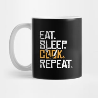 Eat sleep cook repeat Mug